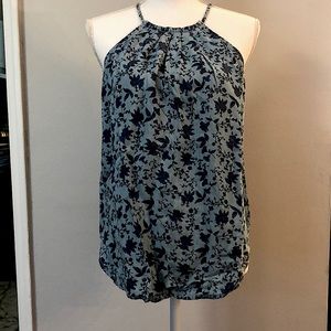 Floral racerback top